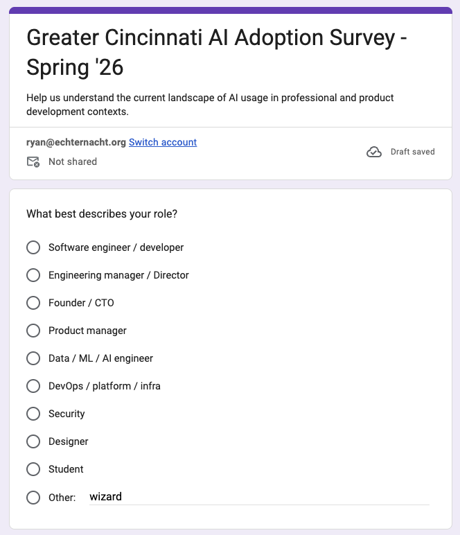 survey is open